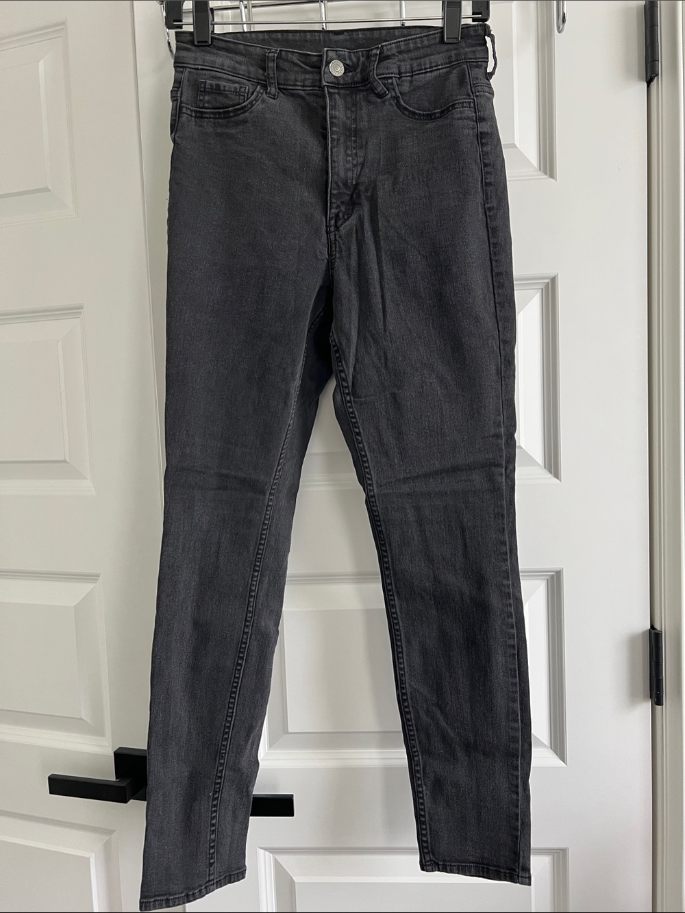 H&M Women's Black/Grey Jeggings